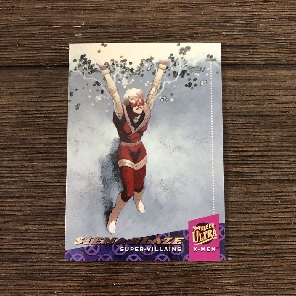 X-men ’94 Fleer Ultra trading card: Siena Blaze (Super-Villains) #86